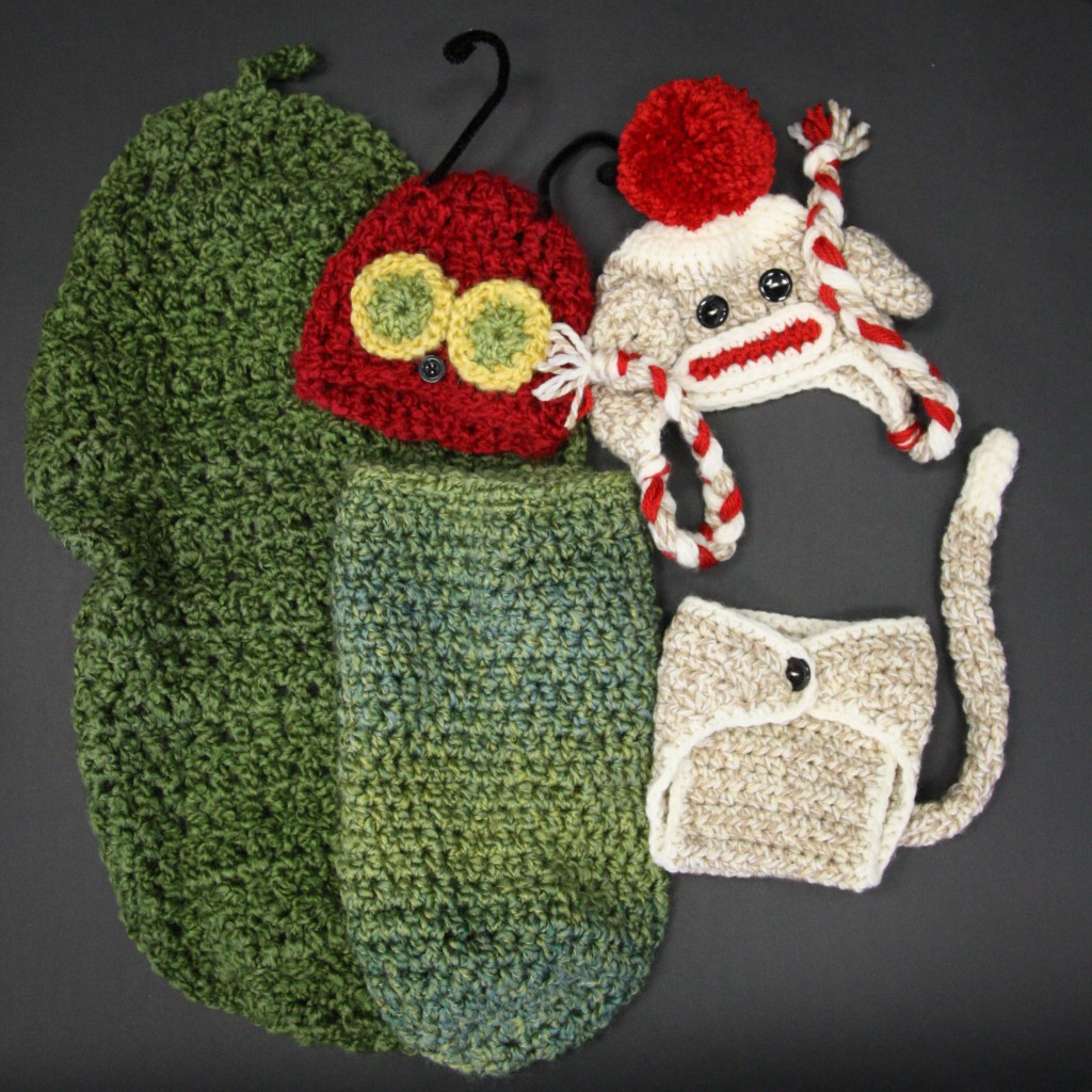 Hungry Caterpillar and Sock Monkey Photography Props : Natascha Lee Studios