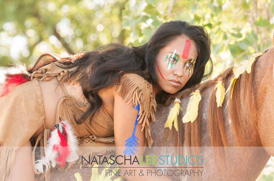 Native American Princess Concept Session in Denver, Colorado by Natascha Lee Studios