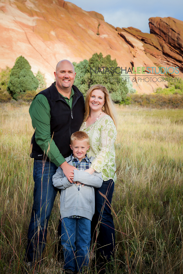 Broomfield Family Photography - Family at Red Rocks, Fall Portraits
