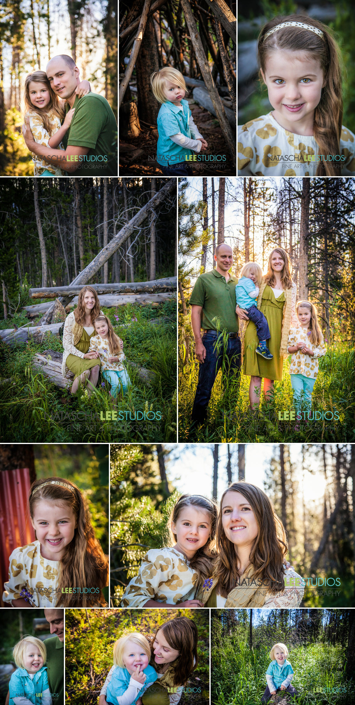 Fraser Family Portraits Outdoors by Natascha Lee Studios