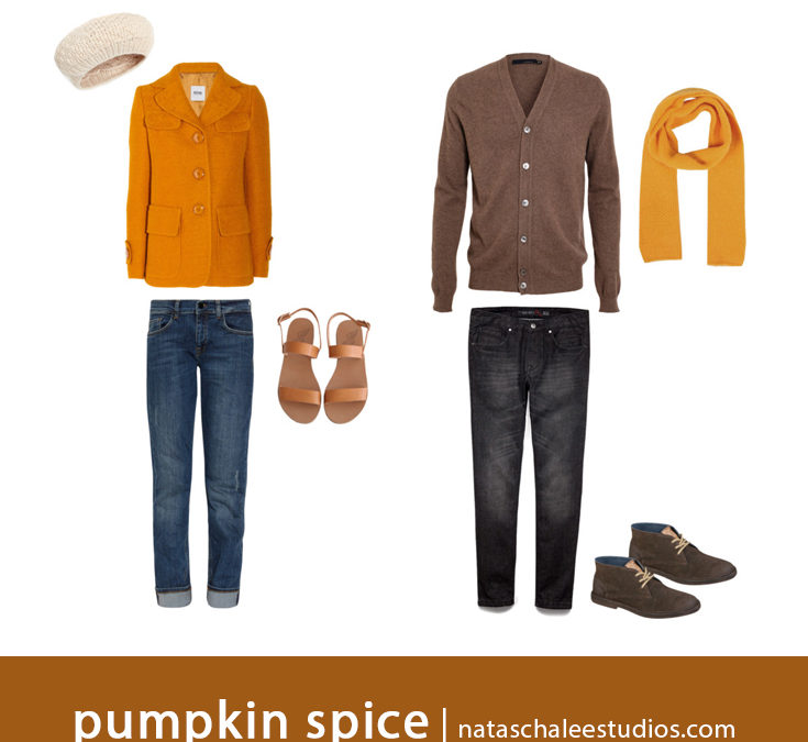 What to Wear for Fall Family Portraits : Pumpkin Spice